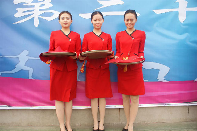 运动会礼仪们